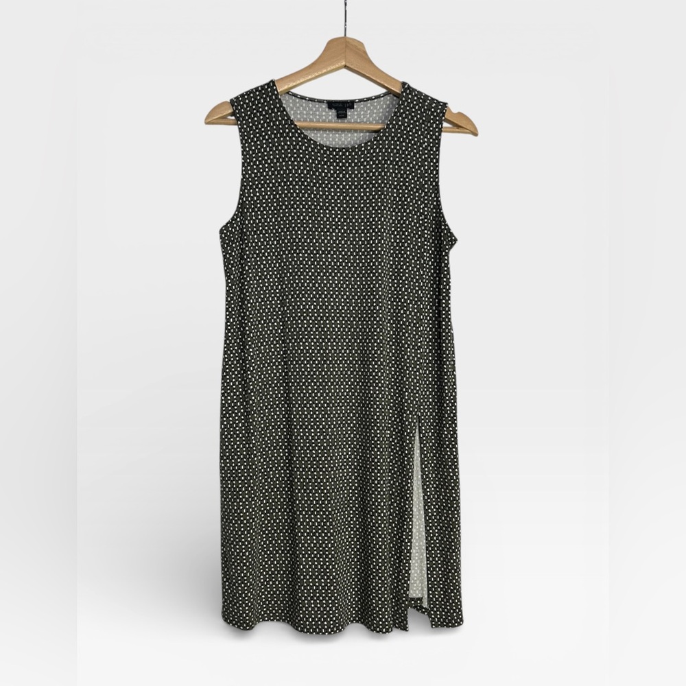 5 for $25🔥J.‎ Jill Wearever Collection Olive Green Cheetah Print Tunic Shirt PS